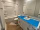 Bathroom featuring a tub/shower combination and a vanity with modern fixtures at 416 Nathaniel Way # Brx0051, Charlotte, NC 28213