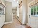 Mud room with ample storage, built in seating, and outside access at 4701 Pineland Pl, Charlotte, NC 28277