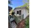 Backyard view of house with back entrance and deck at 515 Willow St, Lincolnton, NC 28092