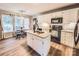 Well-lit kitchen with an island, stainless steel appliances and hardwood floors at 6231 Kentwood Dr, Kannapolis, NC 28081