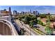 Incredible city views and lush green landscape from the rooftop deck at 718 W Trade St # 704, Charlotte, NC 28202
