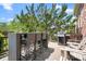 An outdoor deck furnished with patio furniture and a grill at 7525 Blackgum Falls Ct, Huntersville, NC 28078