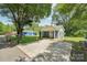 Charming blue home with a large driveway and a welcoming covered porch at 814 Marve St, Gastonia, NC 28052