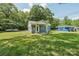 Charming home with a lush green lawn and mature trees at 814 Marve St, Gastonia, NC 28052