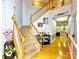 Grand foyer with staircase and hardwood floors at 8218 Lynnewood Glen Dr, Charlotte, NC 28269