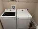 Laundry room featuring a modern Samsung washer and dryer set at 951 Hardin Dr, Shelby, NC 28150