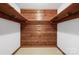 Walk-in closet with wood paneling and shelving at 993 Jackson Rd, Fort Lawn, SC 29714