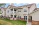Exterior view of an apartment building featuring balconies, siding, and well-maintained landscaping at 11707 Ridgeway Park Dr, Charlotte, NC 28277
