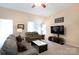 Cozy loft living room featuring comfortable seating and a flatscreen television at 1184 W Oak Dr, Rock Hill, SC 29732