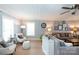 Comfortable living room with plenty of natural light and stylish decor, with wood laminate flooring at 1184 W Oak Dr, Rock Hill, SC 29732