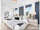 Beautiful bedroom featuring a plush bed, stylish decor, and large windows at 1359 Russell St, Rock Hill, SC 29730