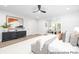Bedroom featuring an adjoining living area, neutral tones, and sleek decor at 1359 Russell St, Rock Hill, SC 29730