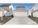 Two car garage with a concrete driveway and manicured landscaping in a modern neighborhood at 1359 Russell St, Rock Hill, SC 29730