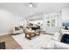 Bright living room with a cozy white rug and neutral furniture at 1359 Russell St, Rock Hill, SC 29730