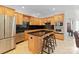 Spacious kitchen featuring an island, stainless steel appliances, and ample counter space at 155 Harper Lee St, Davidson, NC 28036