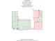 Main floor plan featuring the primary bedroom, kitchen, dining area, and detached guest room layout at 1719 Shoreham Dr, Charlotte, NC 28211