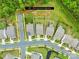 Aerial view of the property, highlighting its lot size and location within a well-maintained neighborhood at 2007 Lydney Cir, Waxhaw, NC 28173