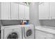 Convenient laundry room with modern appliances and ample storage space at 2106 Yellowstone Dr, Fort Mill, SC 29707