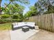 Relaxing outdoor space featuring comfortable seating on a patterned rug at 2110 Winter St, Charlotte, NC 28205