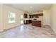 Open concept kitchen with stainless steel appliances and a door to the backyard at 2206 Catawba Trace Dr, Catawba, NC 28609