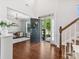 Inviting foyer with an open view to an office and a staircase at 2467 Chatham Dr, Indian Land, SC 29707