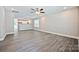 Spacious living room with hardwood floors, recessed lighting, and an open view of the kitchen at 2502-2504 Glendale Ave, Kannapolis, NC 28081