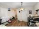 Inviting living space with wood flooring and a staircase at 3131 Heathstead Pl, Charlotte, NC 28210