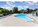 Large community pool features ample seating and clear water for resident enjoyment at 3131 Heathstead Pl, Charlotte, NC 28210