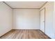 Bedroom featuring wood-look flooring and ample wall space at 445 Davis Rd, Shelby, NC 28152