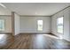 Spacious living room featuring beautiful wood floors and plenty of natural light at 445 Davis Rd, Shelby, NC 28152