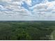Expansive aerial view of green wooded acreage under a partly cloudy sky, full of potential at 4815 Nc 109 Hwy, Wadesboro, NC 28170