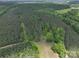 Aerial showing peaceful acreage with a mix of open spaces and wooded areas, perfect for development at 4815 Nc 109 Hwy, Wadesboro, NC 28170
