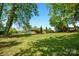 Expansive backyard with mature trees offering privacy and shade at 539 30Th Nw Ave, Hickory, NC 28601