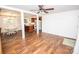 Spacious living room seamlessly connected to the dining area and kitchen at 539 30Th Nw Ave, Hickory, NC 28601