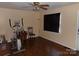 This exercise room has a ceiling fan and workout equipment at 556 Roundtree Cir, Chester, SC 29706