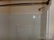 Clean, simple shower stall featuring white walls and silver hardware at 556 Roundtree Cir, Chester, SC 29706
