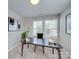 Bright office featuring black desk, neutral paint, carpet and two windows at 574 Altamonte Dr, Clover, SC 29710