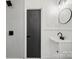 Stylish bathroom featuring modern fixtures, a sleek sink, and a glass-enclosed shower at 6706 Queensberry Dr, Charlotte, NC 28226
