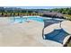 The community pool boasts a splash pad, lap pool, covered seating, and ample deck space for residents to enjoy at 6878 Spring Peeper Ln, Lancaster, SC 29720
