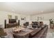 Finished basement with comfortable seating, entertainment area, and dining space, perfect for relaxing at 7031 Woodbridge Valley Cir, Charlotte, NC 28227