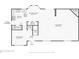 First floor plan featuring a kitchen, living room, dining room, bathroom, and foyer at 8056 Stevens Mill Rd, Matthews, NC 28104