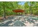 Community pavilion with picnic tables and a barbecue area at 8056 Stevens Mill Rd, Matthews, NC 28104