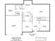 First floor plan layout of the home, showing kitchen, dining, living, bedroom and garage dimensions at 10223 Willingham Rd, Huntersville, NC 28078