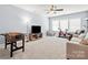 Large bonus room with foosball table, exercise bike, and plenty of space for recreation and relaxation at 1148 Wessington Manor Ln, Fort Mill, SC 29715
