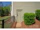 Ground level exterior access, set amongst landscaping, provides functionality and visual appeal at 1148 Wessington Manor Ln, Fort Mill, SC 29715