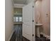 Modern powder room with sleek pedestal sink and neutral walls at 1350 31St St, Conover, NC 28613