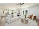 Spacious open-concept living room with kitchen view, comfortable seating and stylish furnishings at 1604 Breezewood Dr, Charlotte, NC 28262