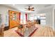 Dining room leading to a kitchen with bar stool seating at 1605 Tate Rd # 258, Rock Hill, SC 29732