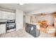 Bright and airy kitchen with a kitchen island, tile flooring, and an open layout at 1605 Tate Rd # 258, Rock Hill, SC 29732