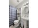 Small full bathroom featuring a pedestal sink, toilet, and bath and shower combination at 1631 Amanda Ln, Rock Hill, SC 29730